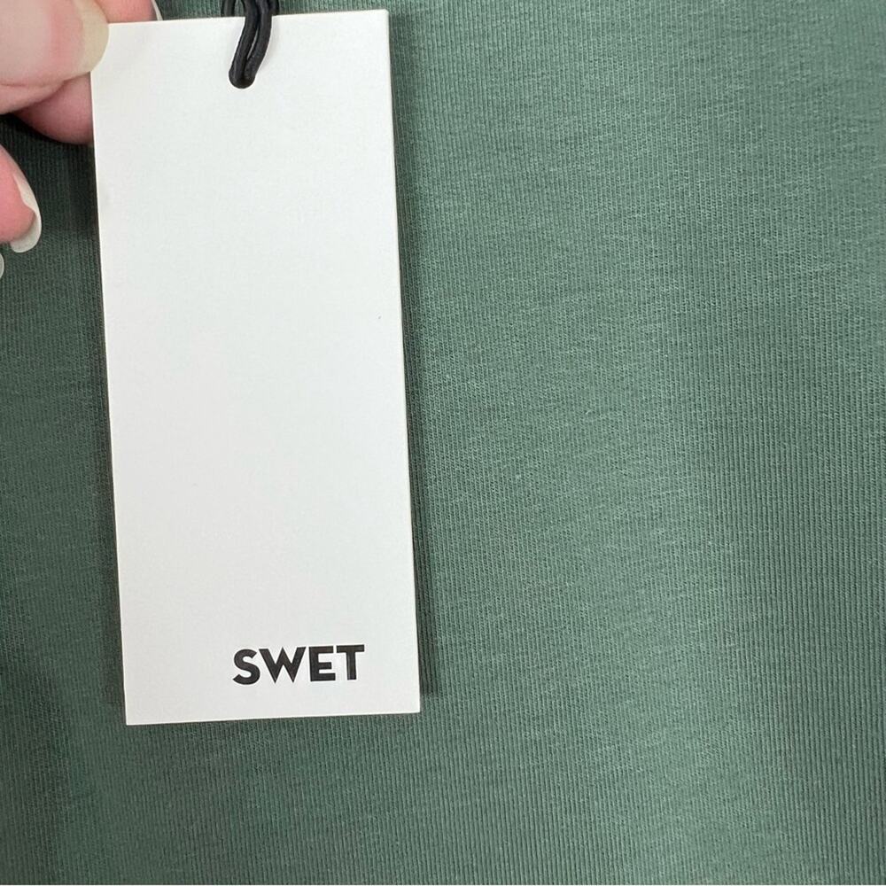 Swet Tailor Shorts The Everyday Chino Jersey Olive Pockets Stretch Golf 29 NEW - Picture 12 of 15